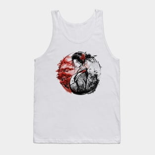 Yin e yang Geisha Tank Top